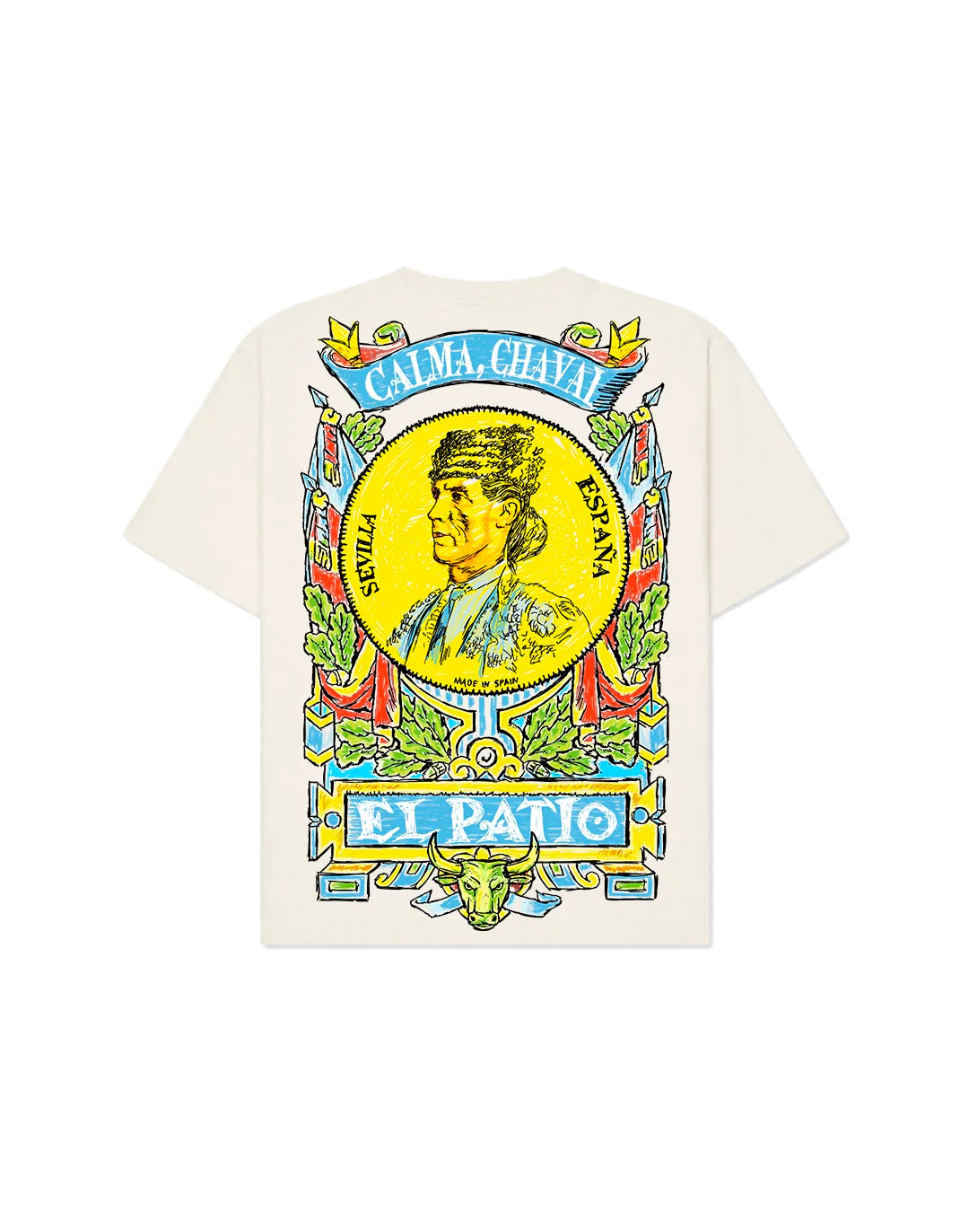 LA CAMISETA: CALMA, CHAVAL (Boxy Fit)