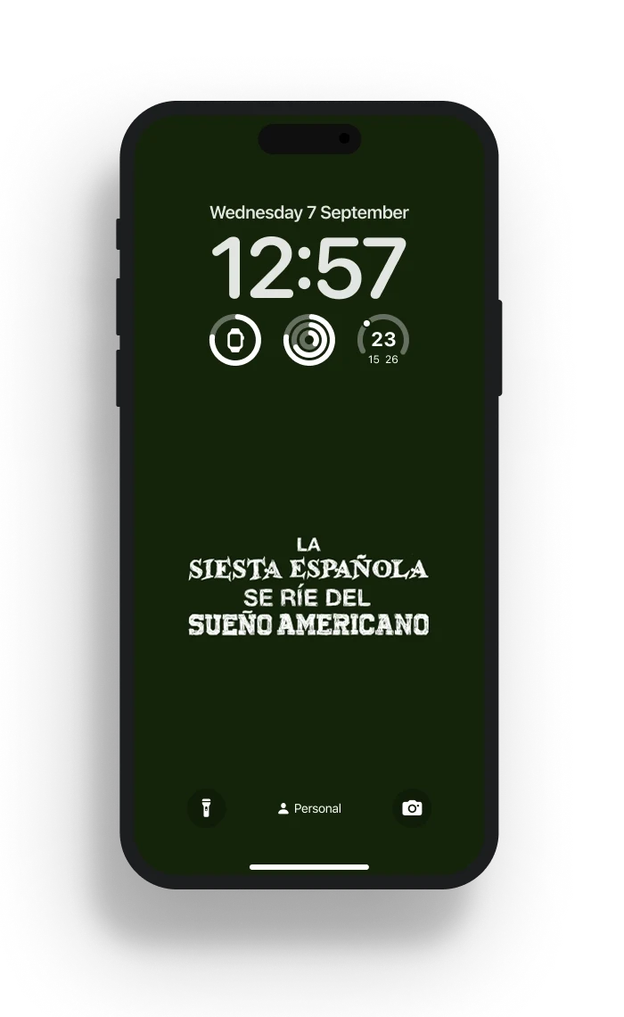 LA SIESTA ESPAÑOLA SE RÍE DEL SUEÑO AMERICANO WALLPAPER